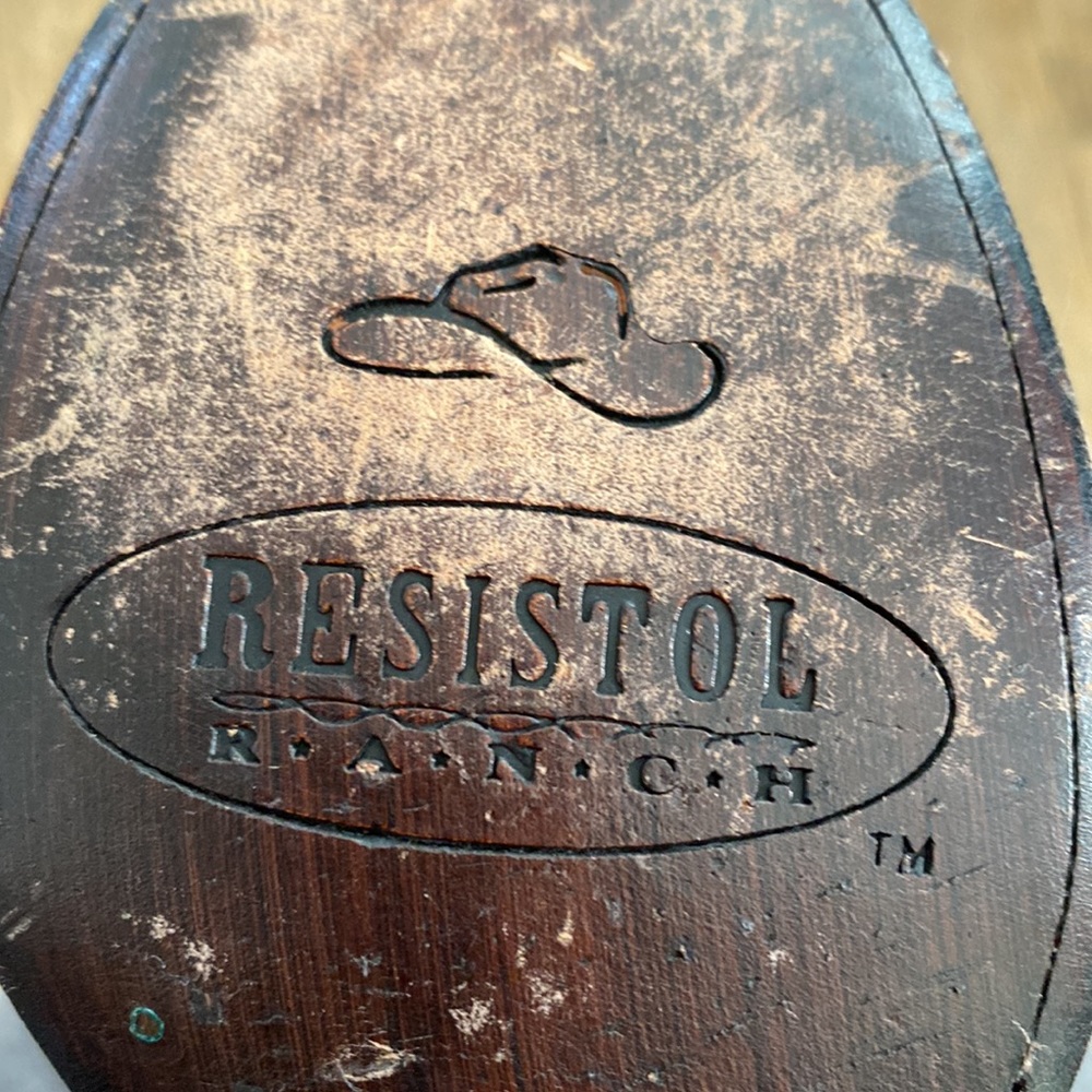 EUC RESISTOL RANCH BOOTS. - Picture 8 of 9